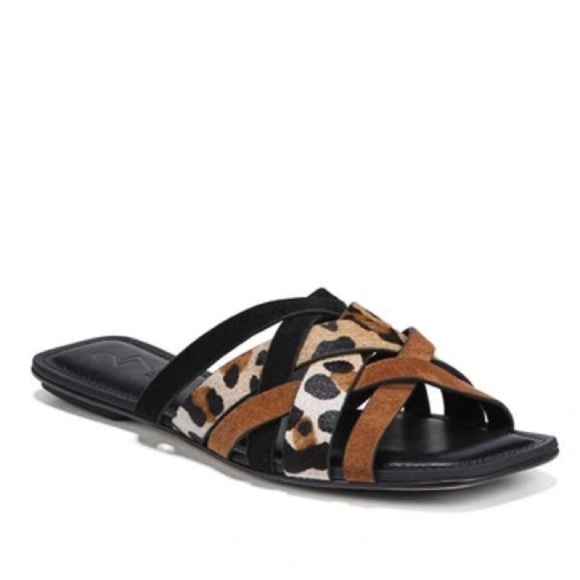 27 EDIT Naturalizer Zoie Slide On Shoe CHEETAH - Picture 1 of 7